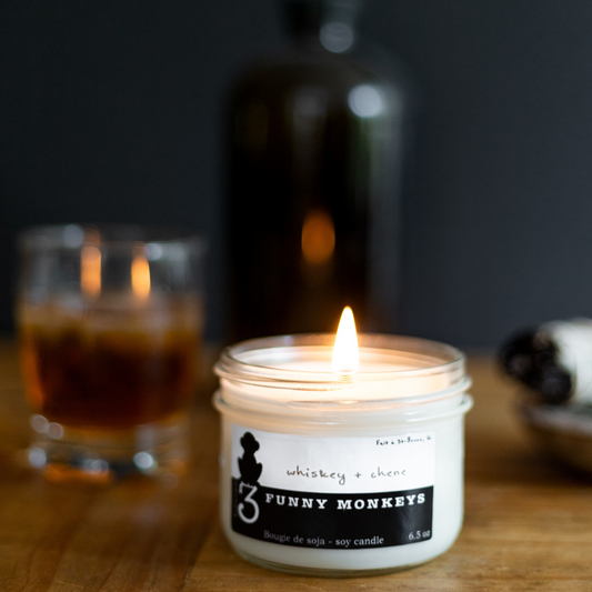 Hygge (whiskey and oak), soy candle 