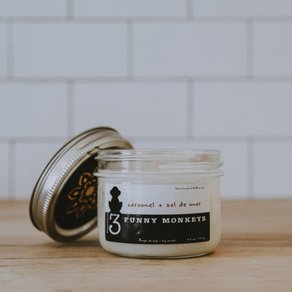 Caramel - Sea salt, soy candle 