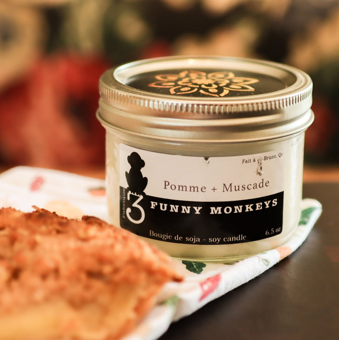 Apple pie, soy candle