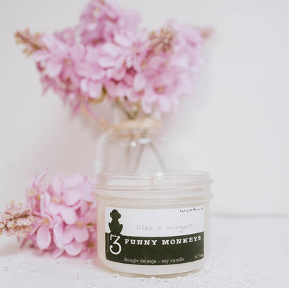 Lilac + Muguet, soy candle