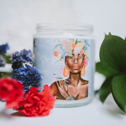 Blooming lilac, soy candle